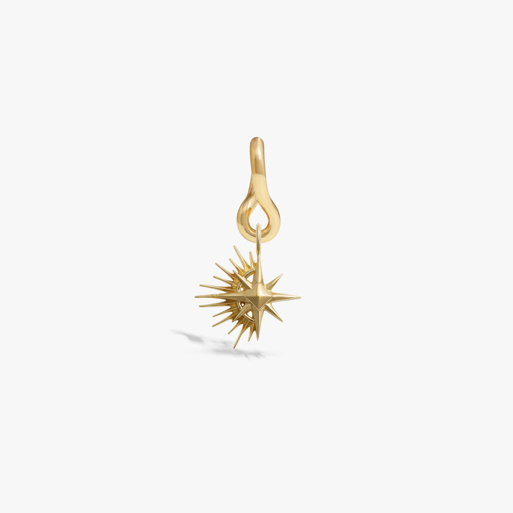 Awe Inspired Earrings 14K Yellow Gold Vermeil Men's Shooting Star Collector Earring