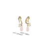 Awe Inspired Earrings 14K Yellow Gold Vermeil Mini Petal Drop Earrings