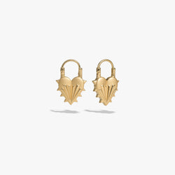 Awe Inspired  Earrings Spiked Heart Earrings