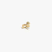 Awe Inspired Earrings 14K Yellow Gold Vermeil Serpent’s Embrace Ear Cuff