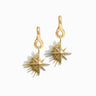 Awe Inspired Earrings 14K Yellow Gold Vermeil Shooting Star Collector Earrings