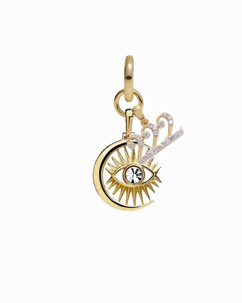 Awe Inspired Earrings 14K Yellow Gold Vermeil / Single / 222 Third Eye Earring Set