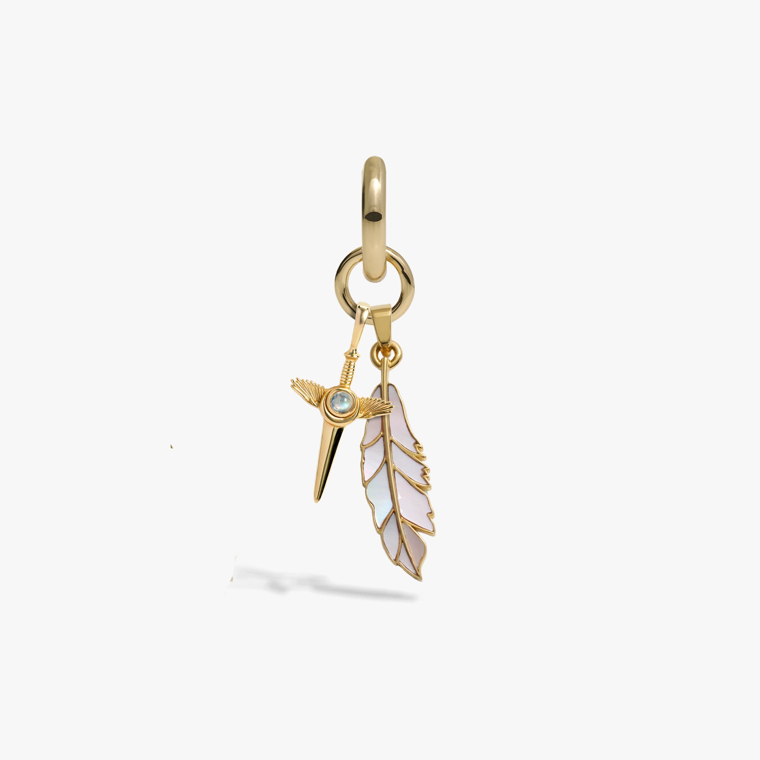 Awe Inspired  Earrings Knowledge Is Power Charm Earrings