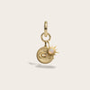 Awe Inspired Earrings 14K Yellow Gold Vermeil / Single Psychic Awakening Charm Earring