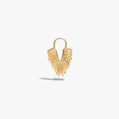 Awe Inspired Earrings 14K Yellow Gold Vermeil / Single Wing Huggies