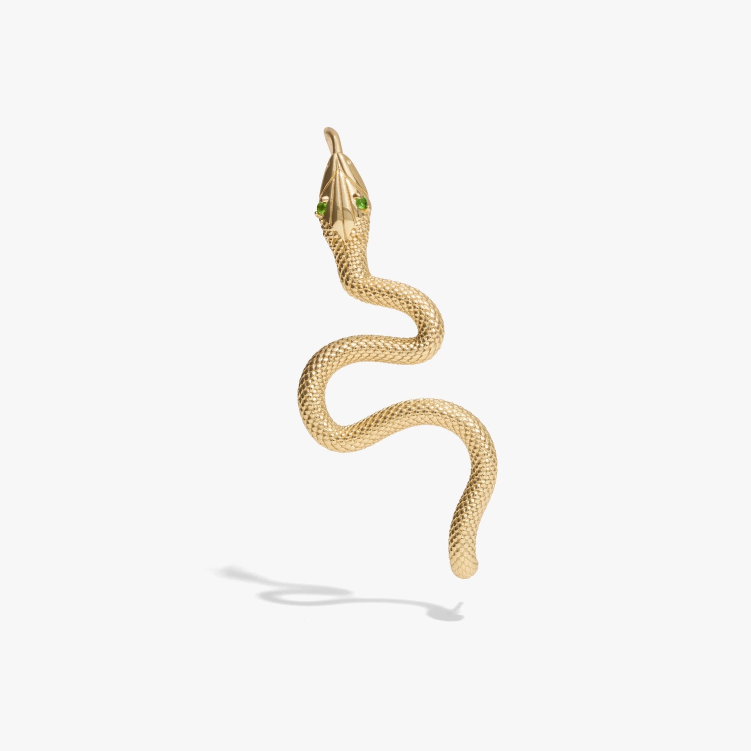 Product image of Awe Inspired Earrings 14K Yellow Gold Vermeil Snake Ear Pin