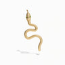 Awe Inspired Earrings 14K Yellow Gold Vermeil Snake Gemstone Ear Pin