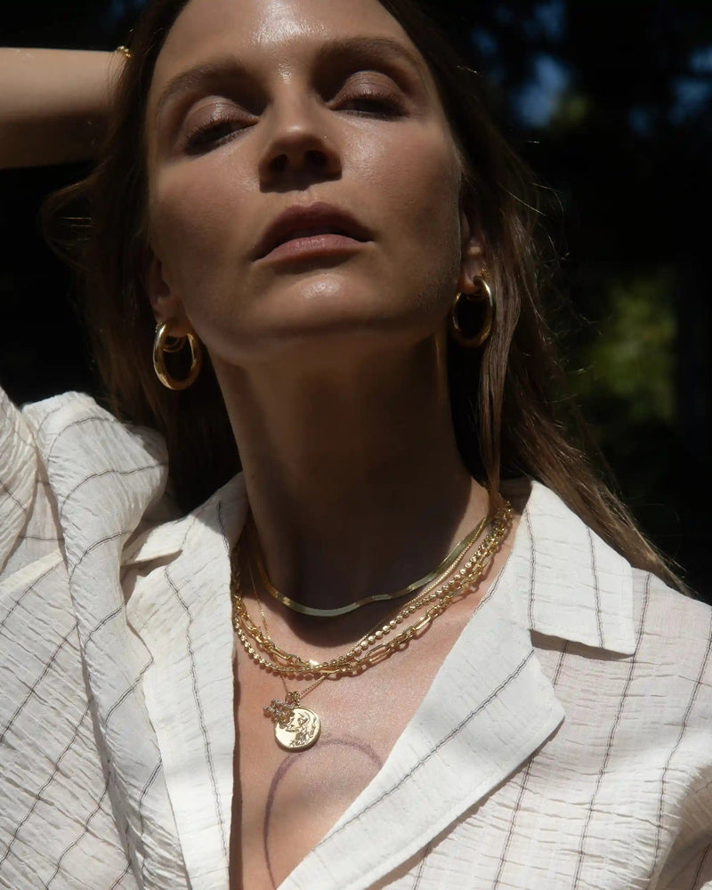 Awe Inspired Earrings 32MM Classic Hoops