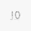 Awe Inspired Earrings 925 Sterling Silver Classic Hoops