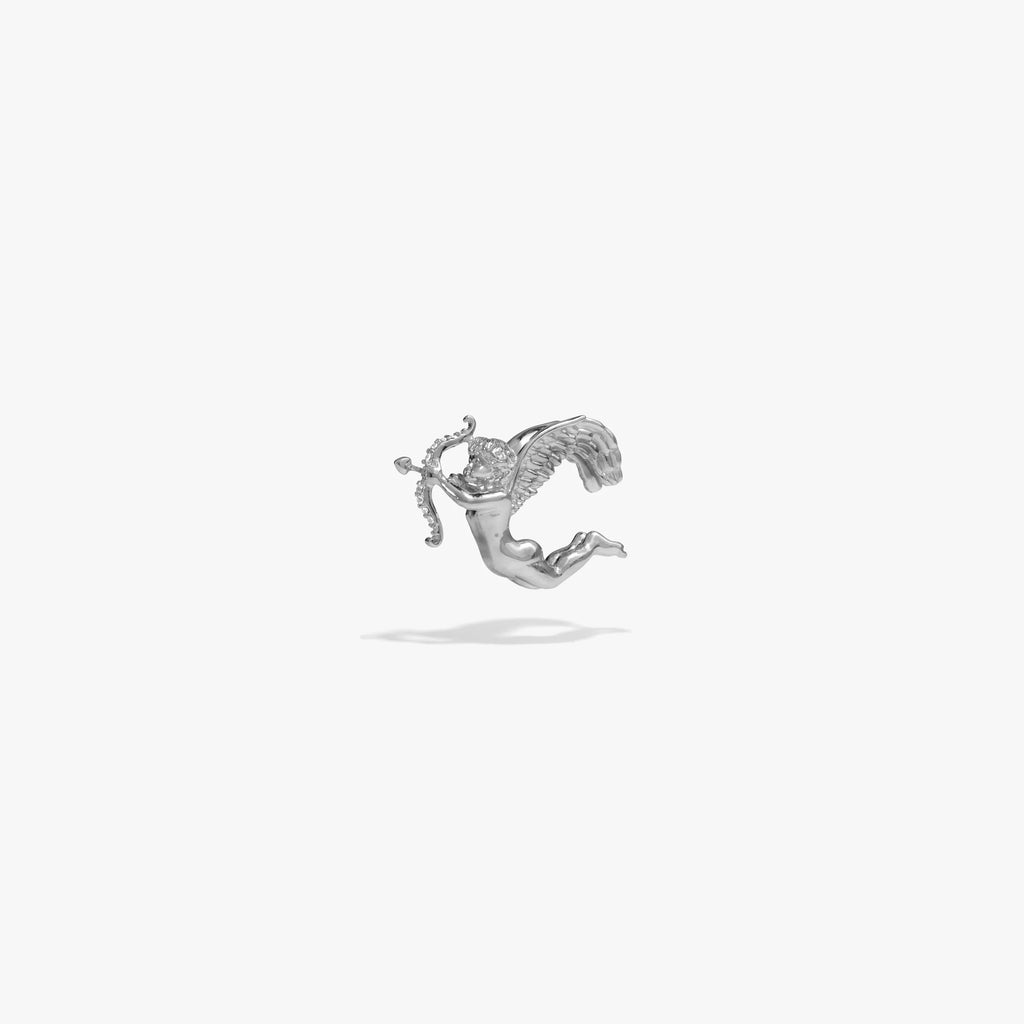 Awe Inspired Earrings 925 Sterling Silver Cupid Ear Cuff