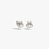 Awe Inspired Earrings 925 Sterling Silver / Pair Moonstone Spider Studs