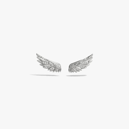 Sapphire Wing Ear Climber