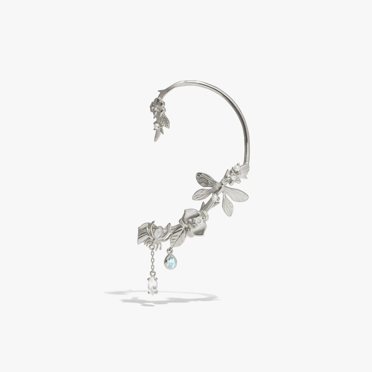 Awe Inspired Earrings 925 Sterling Silver Secret Forest Ear Cuff