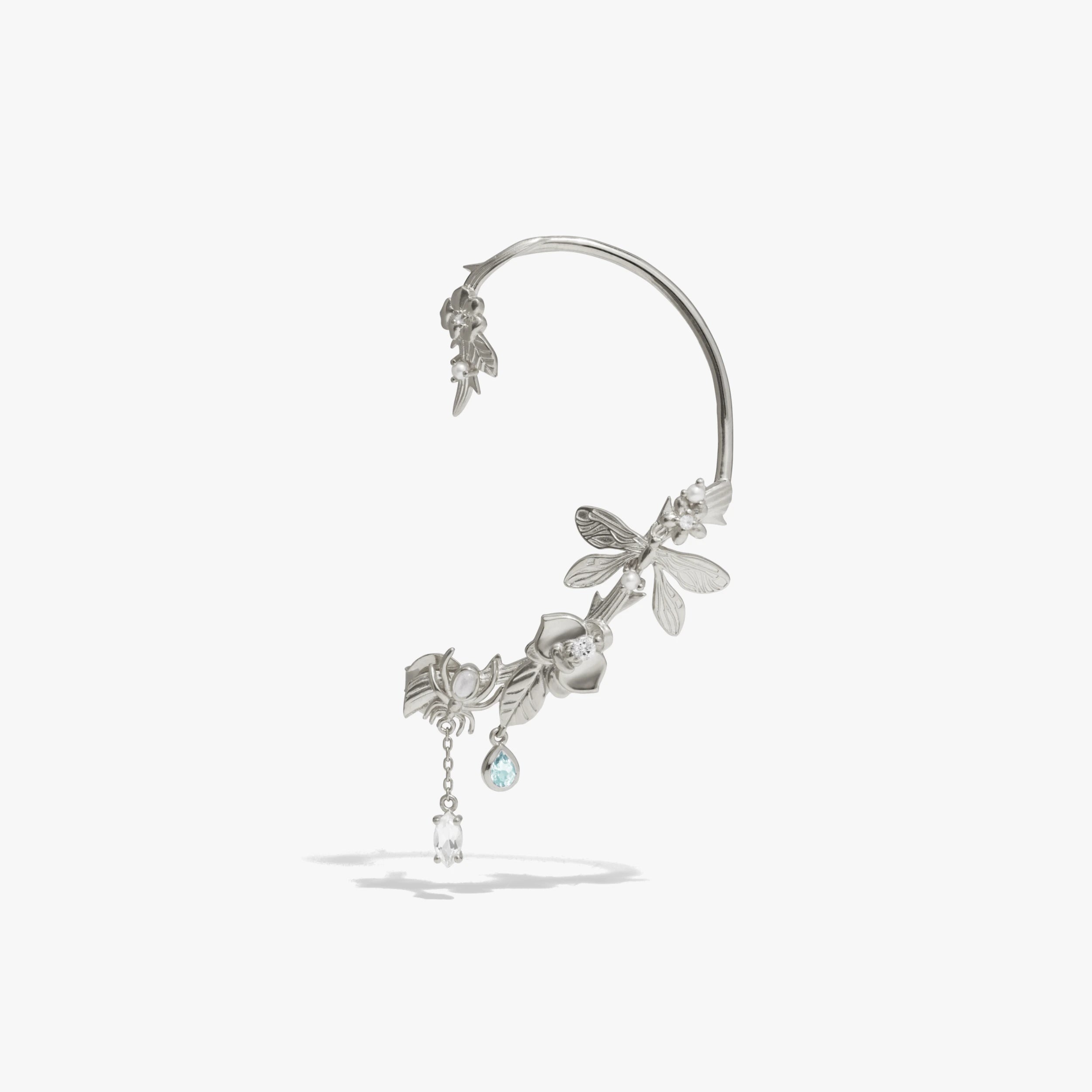 Awe Inspired Earrings 925 Sterling Silver Secret Forest Ear Cuff