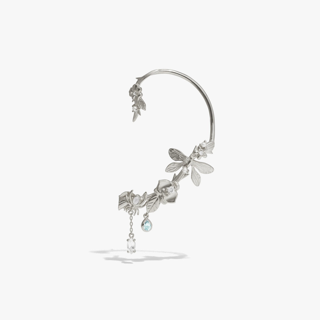 Awe Inspired Earrings 925 Sterling Silver Secret Forest Ear Cuff