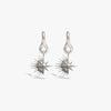 Awe Inspired Earrings 925 Sterling Silver Shooting Star Charm Earrings