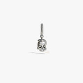 Awe Inspired Earrings 925 Sterling Silver / Single Serpent Skull Huggie