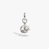 Awe Inspired Earrings 925 Sterling Silver Sun & Moon Charm Earring
