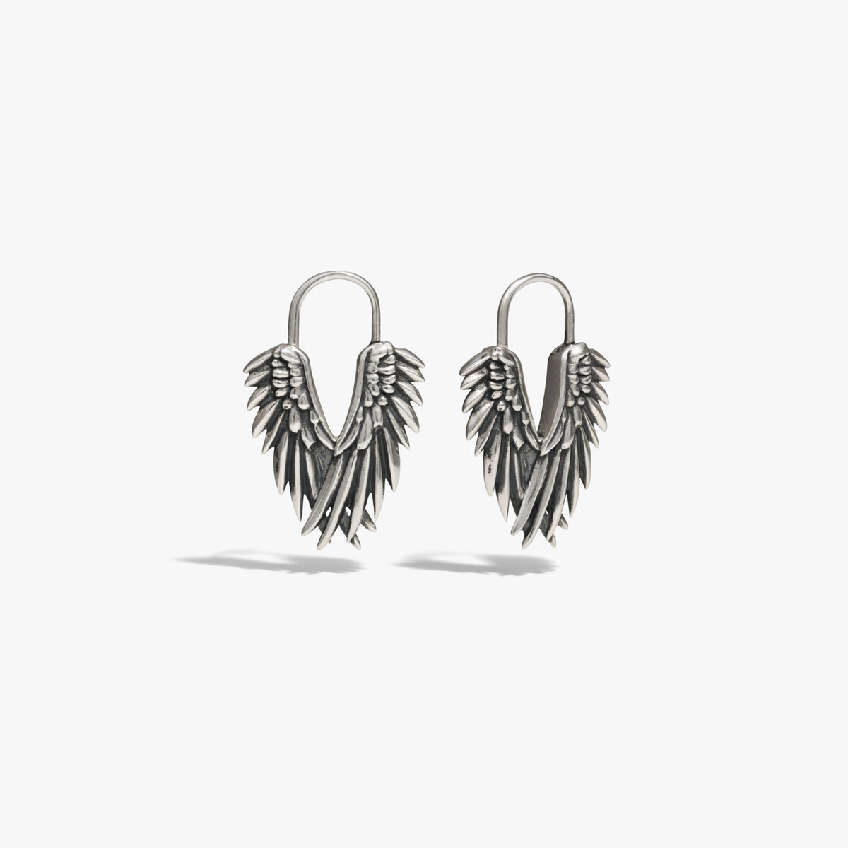 Awe Inspired Earrings Angel Wing Huggies