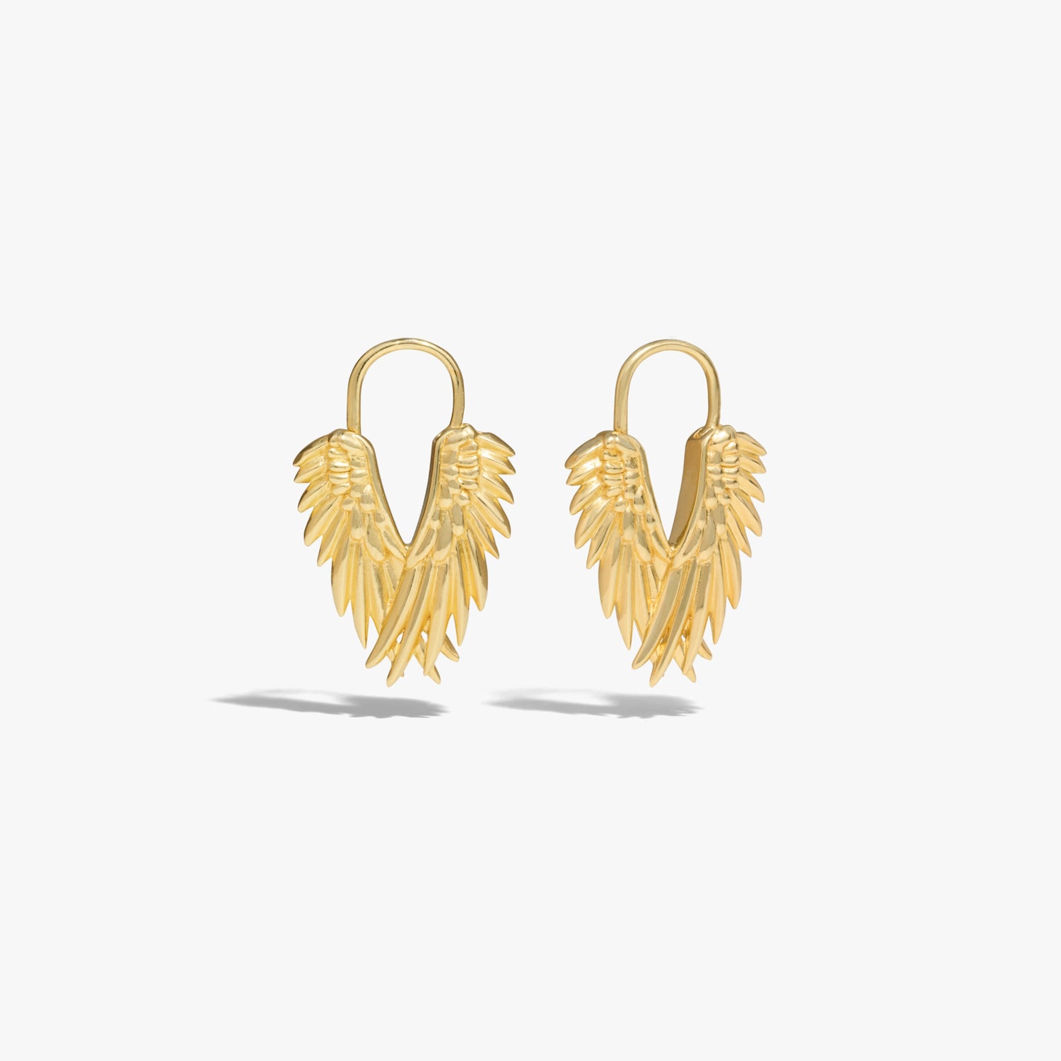 Awe Inspired Earrings Angel Wing Huggies