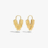 Awe Inspired Earrings Angel Wing Huggies