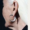 Awe Inspired Earrings Crescent Moon Bypass Earring
