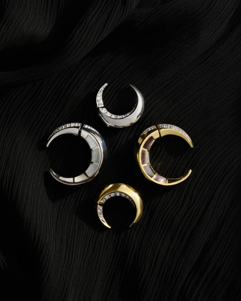 Awe Inspired Earrings Crescent Moon Bypass Earring