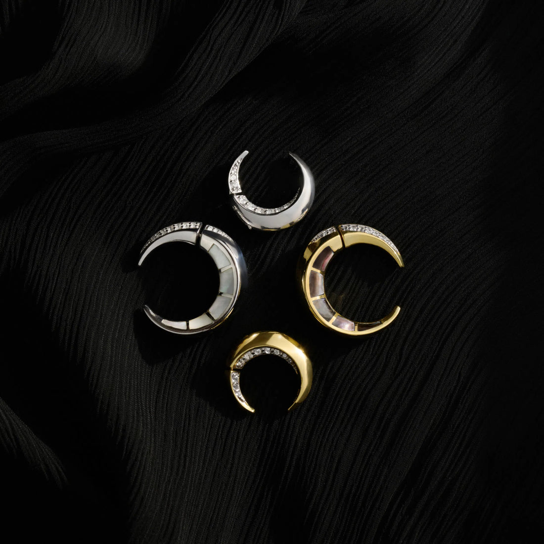 Awe Inspired Earrings Crescent Moon Bypass Earring