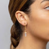 Awe Inspired Earrings Crystal Quartz Drop Earrings