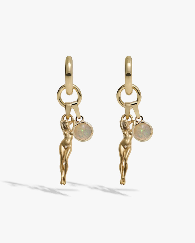 Awe Inspired Earrings Divine Feminine Charm Earring