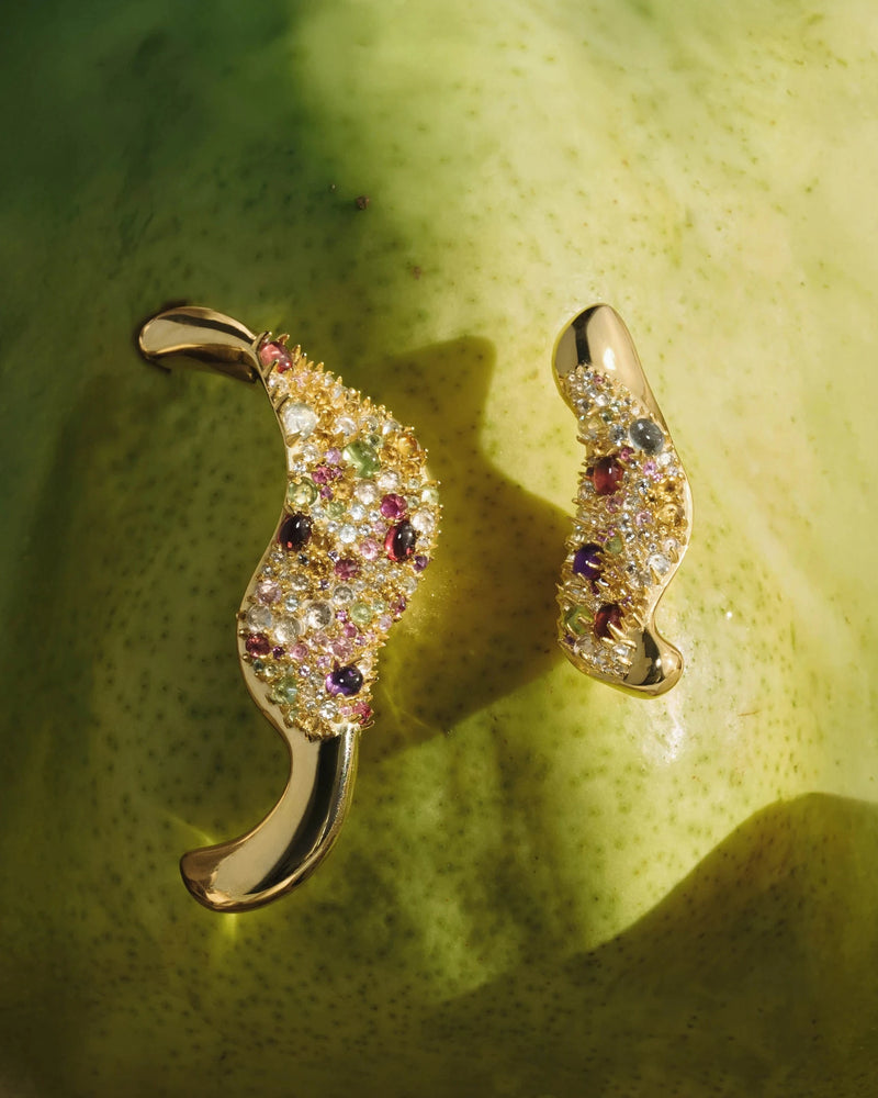 Awe Inspired Earrings Earring - CS - Asymmetrical- Spiky