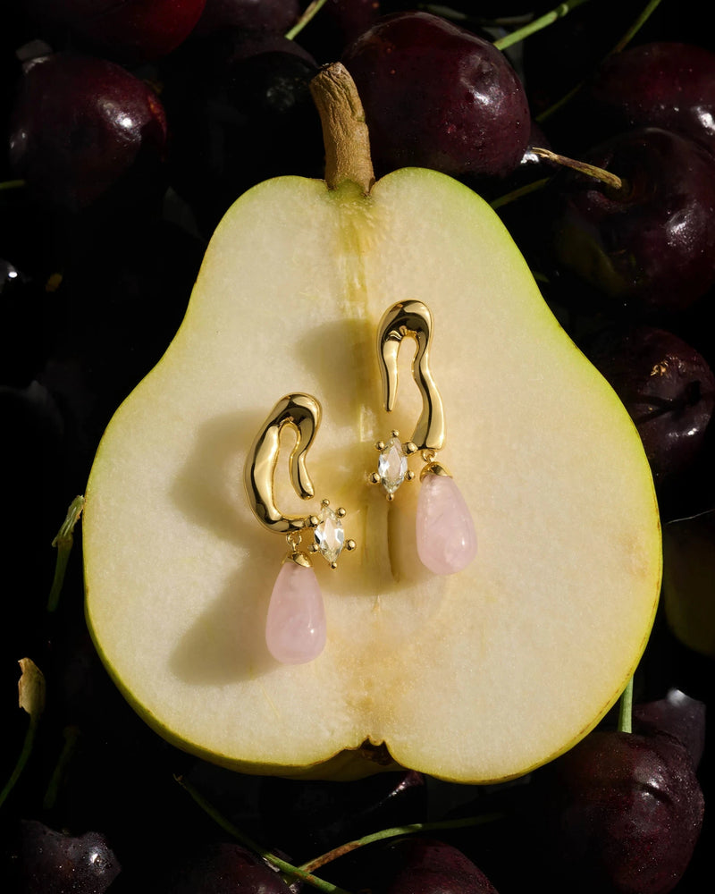 Awe Inspired Earrings Earring - CS - Teardrop Linear Small