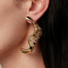 Awe Inspired Earrings Encrusted Abstract Earrings