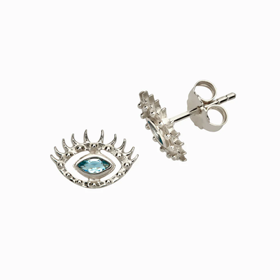 Awe Inspired Earrings Evil Eye Stud Earring