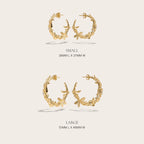 Awe Inspired Earrings Fairy Garden Hoops