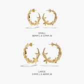Awe Inspired Earrings Fairy Garden Hoops