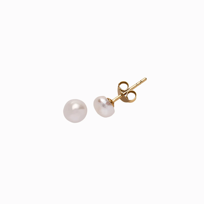 Awe Inspired Earrings Freshwater Pearl Studs