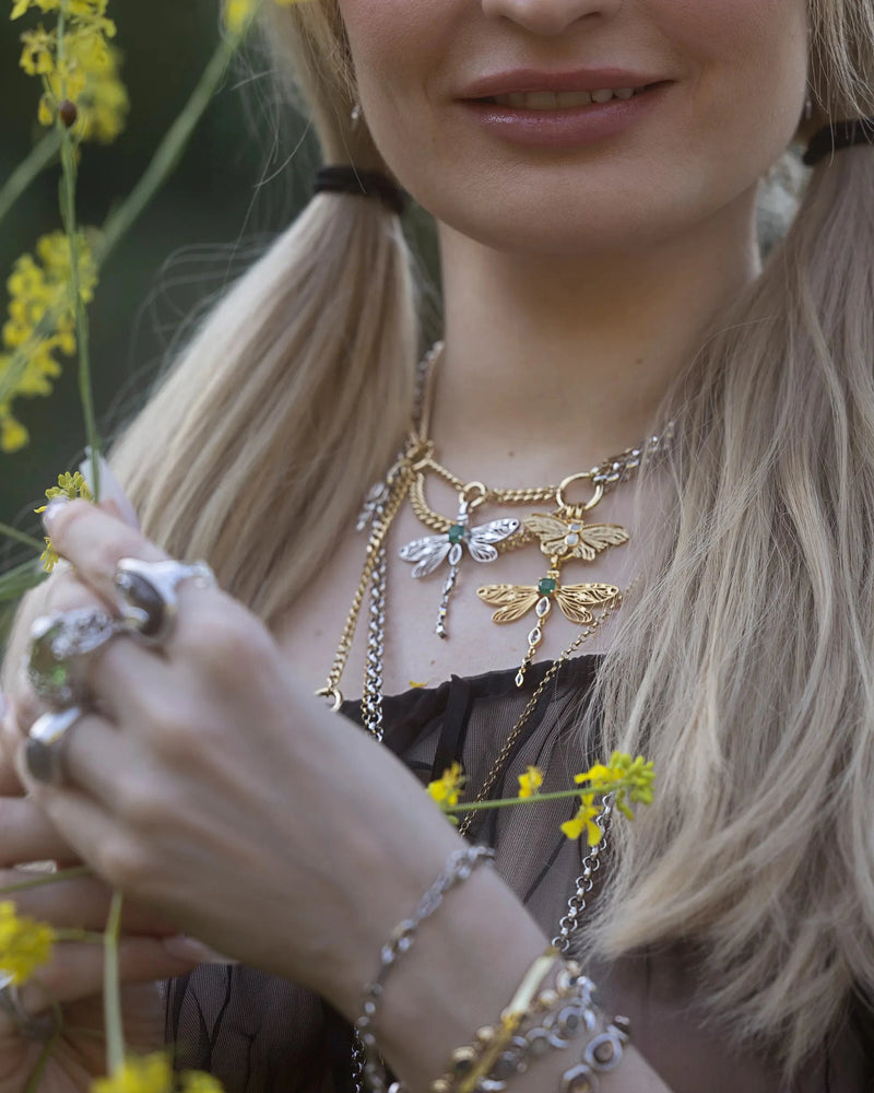 Awe Inspired Earrings Green Diamond Frog Studs