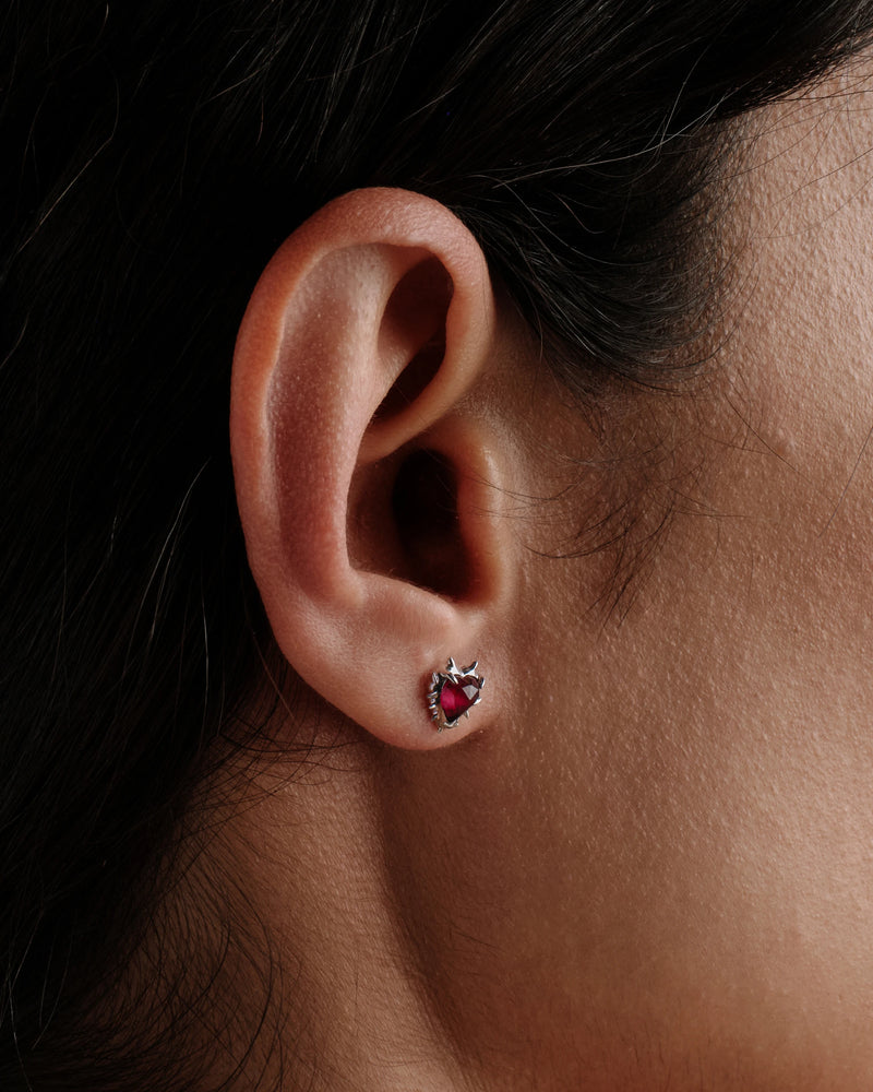 Awe Inspired Earrings Heart of Thorns Stud