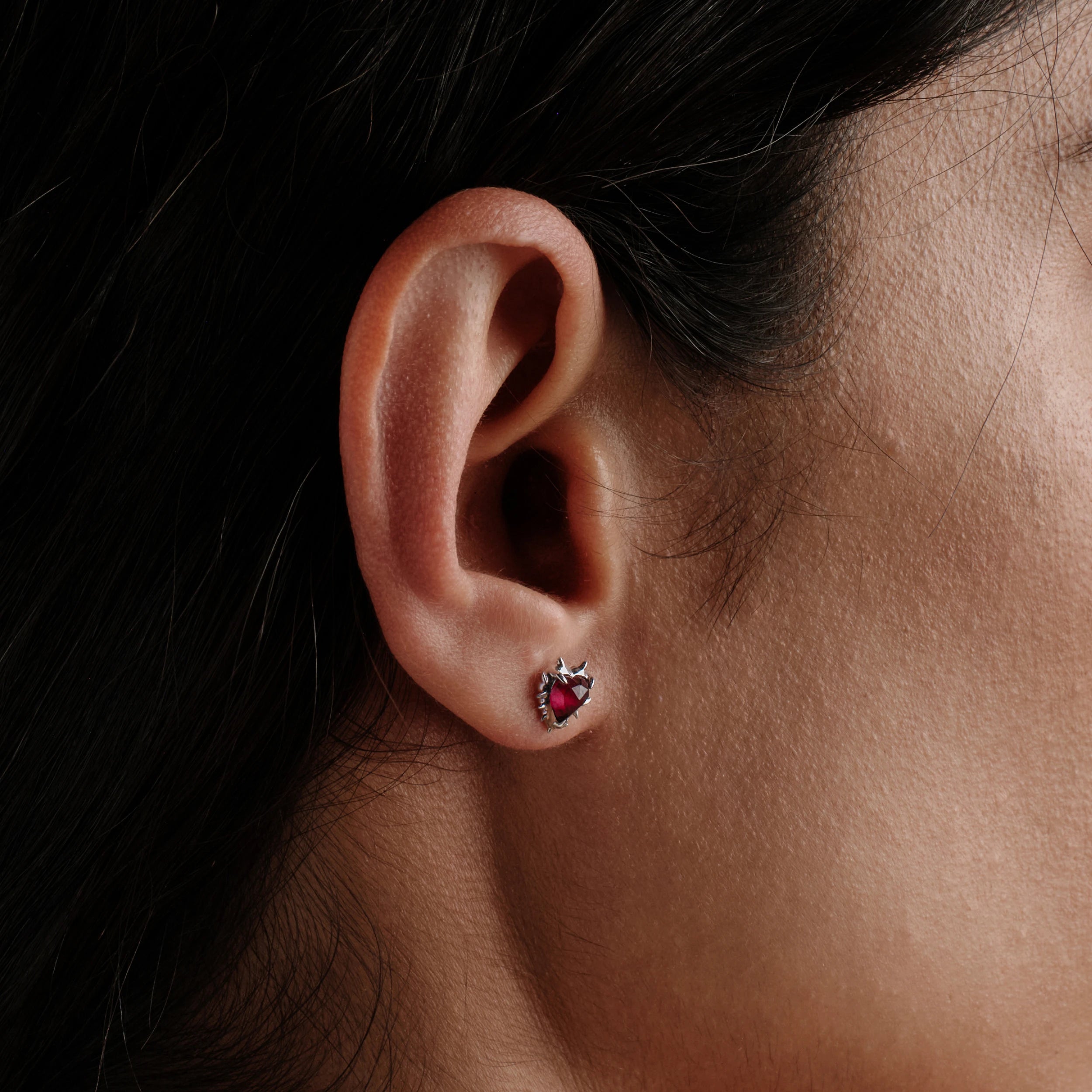 Awe Inspired Earrings Heart of Thorns Stud