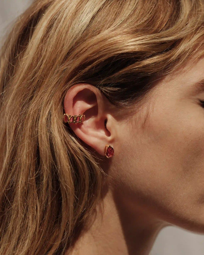 Awe Inspired Earrings Lotus Ear Cuff