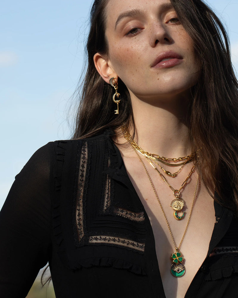 Awe Inspired Earrings Lucky Charm Earrings