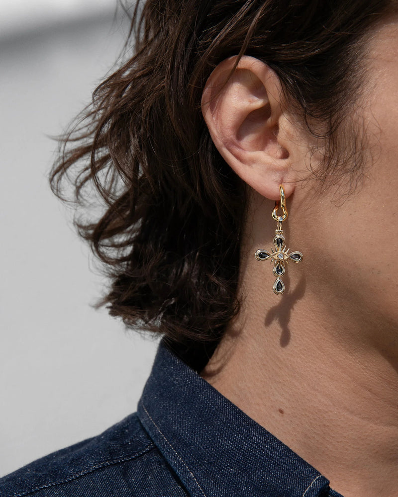 Awe Inspired Earrings Men's Cross Collector Earring