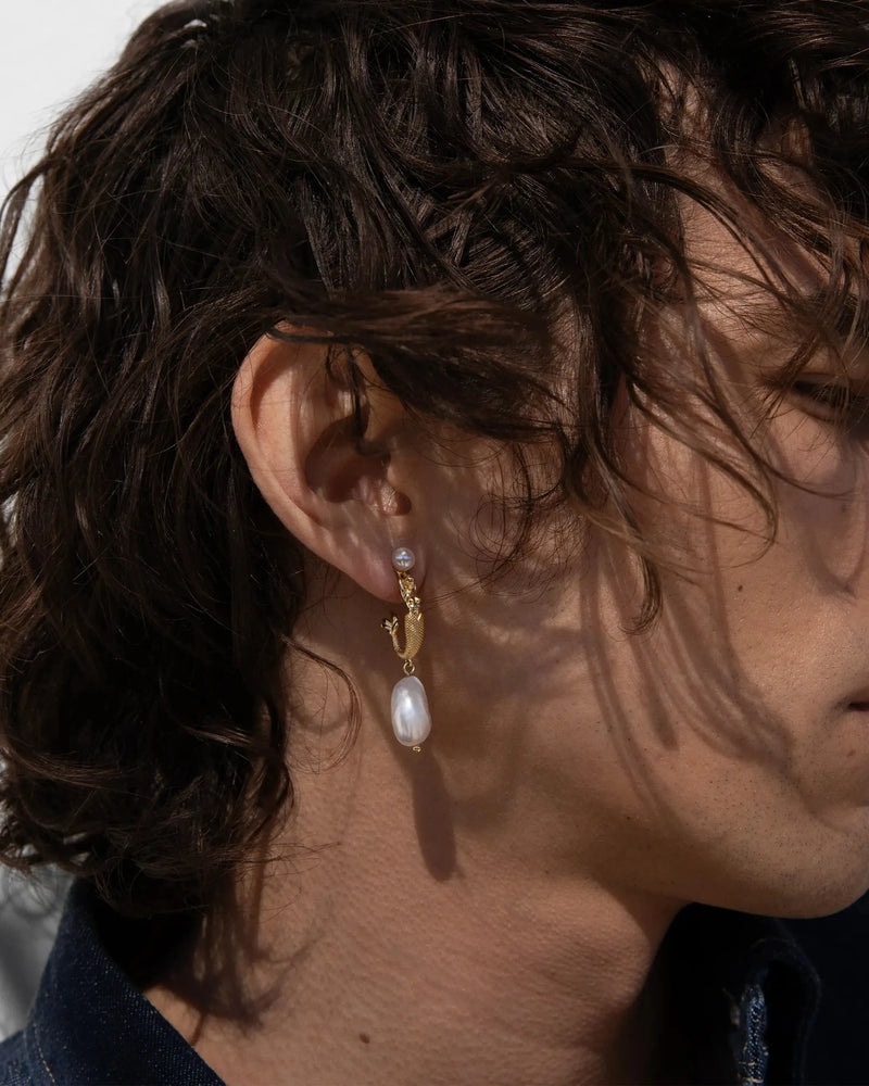 Awe Inspired Earrings Men's Sea Siren Earring