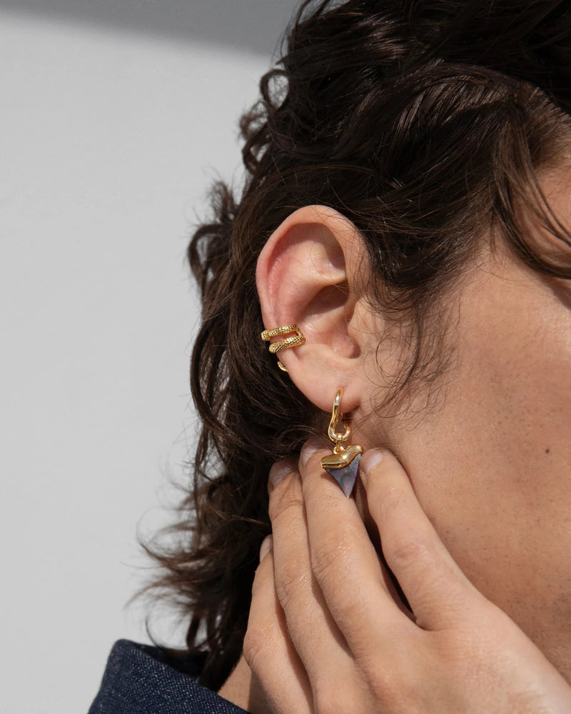 Awe Inspired Earrings Men's Snake Ear Cuff