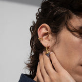 Awe Inspired Earrings Men's Snake Ear Cuff