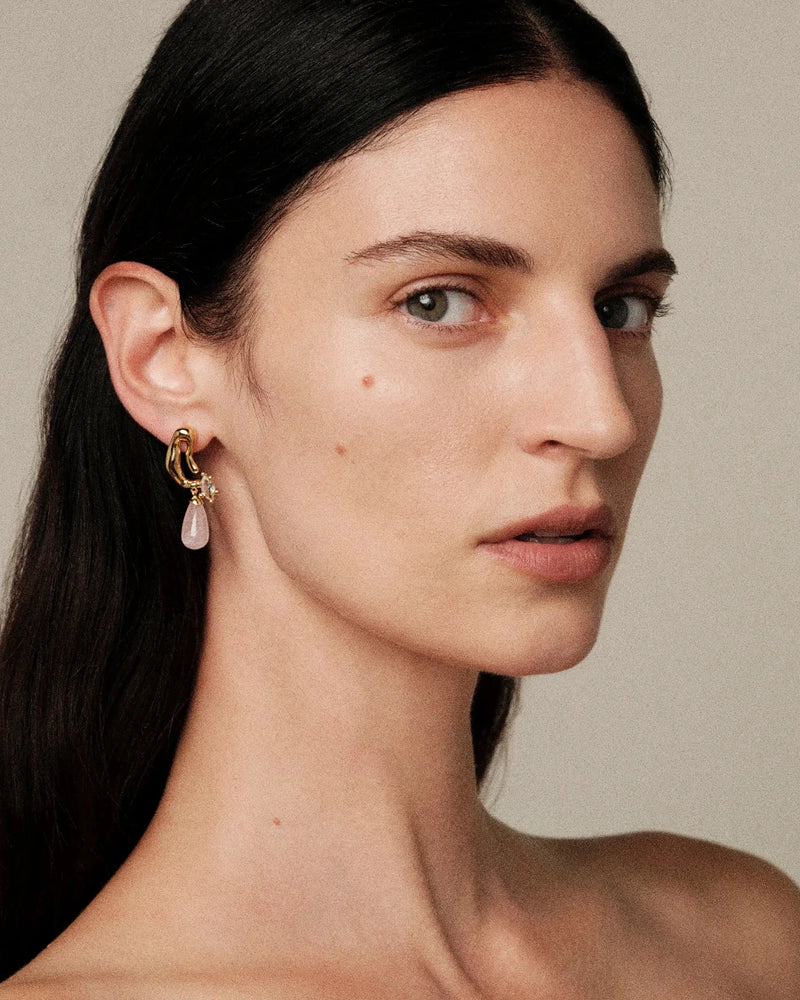 Awe Inspired Earrings Mini Petal Drop Earrings