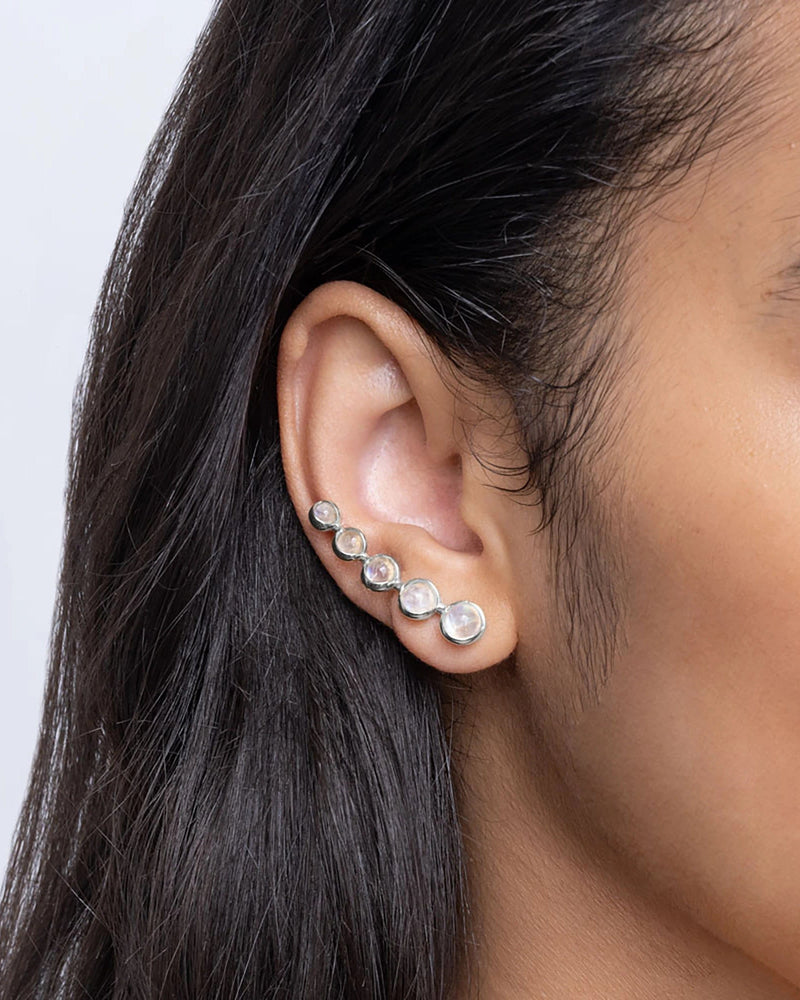 Awe Inspired Earrings Moon Phase Ear Crawler