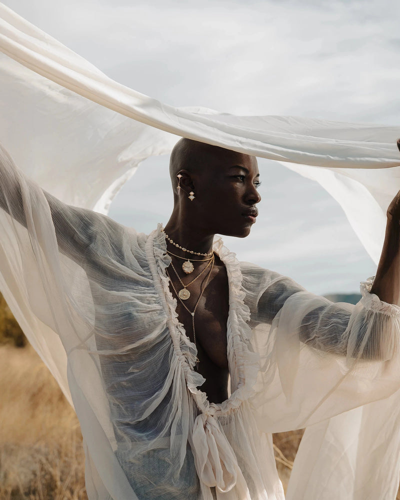 Awe Inspired Earrings Oracle Drop Studs