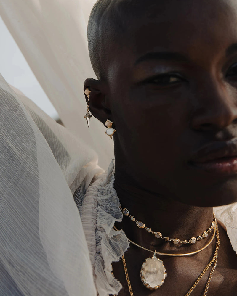 Awe Inspired Earrings Oracle Drop Studs